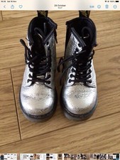 Dr Martens Silver Glitter