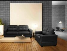 Faux Leather Sofa 3 or 2 Seater Set Jerry Free Delivery