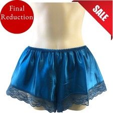 Teal Blue Sexy Silky Shiny