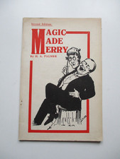 C1930's? MAGIC MADE MERRY H. A. Palmer CARD TRICKS Conjuring HANDKERCHIEF Patter