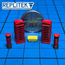 N Gauge Telephone Box, Postbox