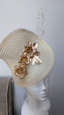 Gold Fascinator