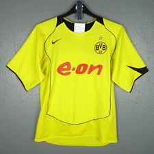 Borussia Dortmund 2004 Home Football Shirt Nike Size M (D070)