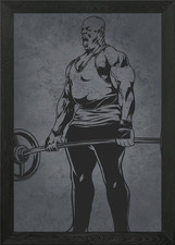 Ronnie Coleman Lifting Framed