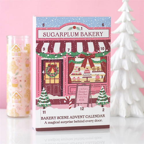 Bakery scene advent - bakery, calendar
