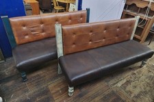 Leather Pub Benches