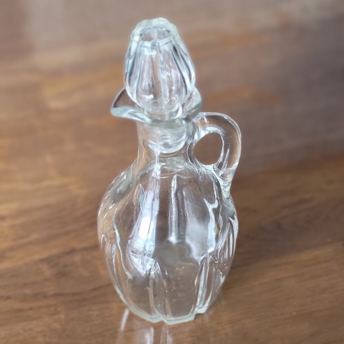 Vintage glass olive - glass, oil/