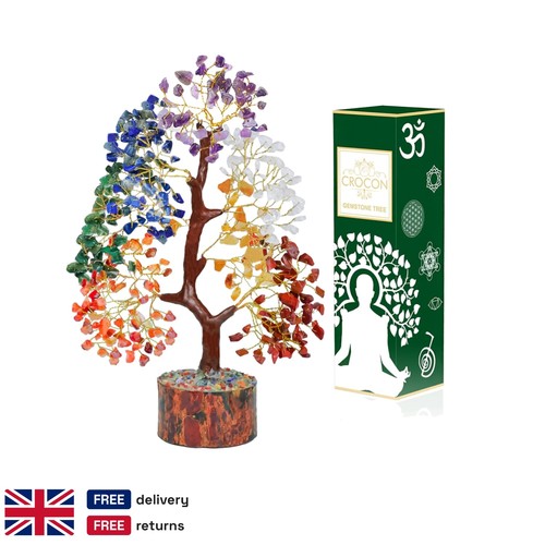 Chakra healing crystal tree - crystal,