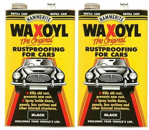 Hammerite waxoyl black 5l - 2,