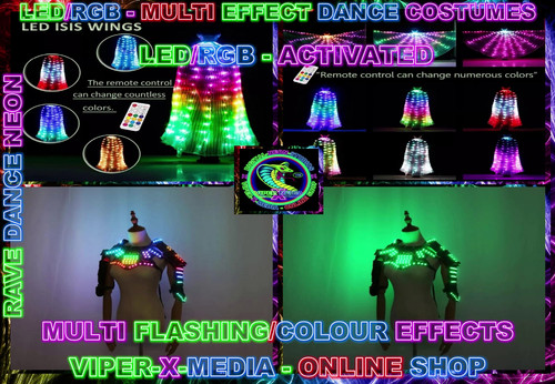 Led rgb isis wings cosplay - led/rgb, wings/cosplay