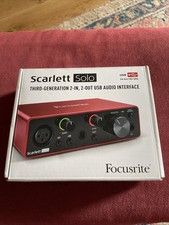 Focusrite Scarlett Solo 3rd Gen USB Audio Interface