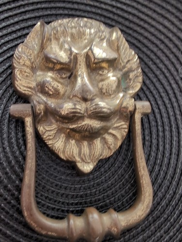 Vintage solid brass - solid, door