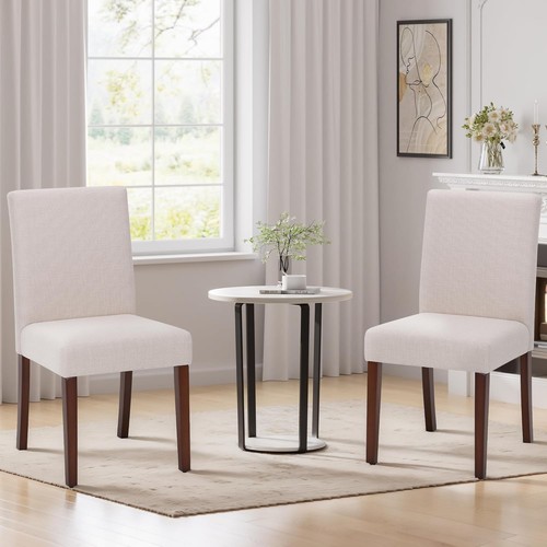 Upholstered dining chairs set - chairs,