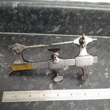 VINTAGE   WATCHMAKERS  SMALL  SIMPLE  LATHE  WITH SPINDLES  