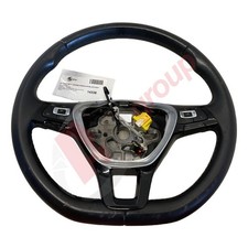 VW PASSAT B8 SE LEATHER STEERING WHEEL 2015-2019 5G0419091DJ
