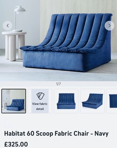 Habitat scoop chair - scoop,