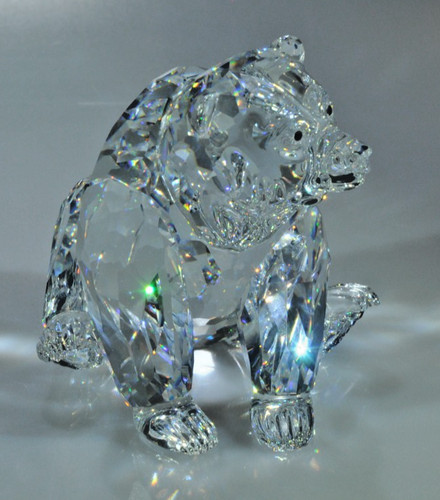 Swarovski crystal grizzly bear - swarovski,