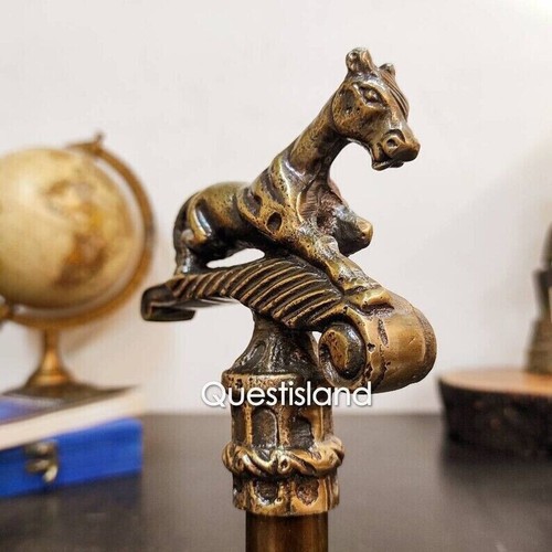 Elegant horse head brass - horse,