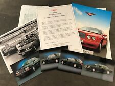 Bentley Continental R  Motor Car 1992 Sales Brochure