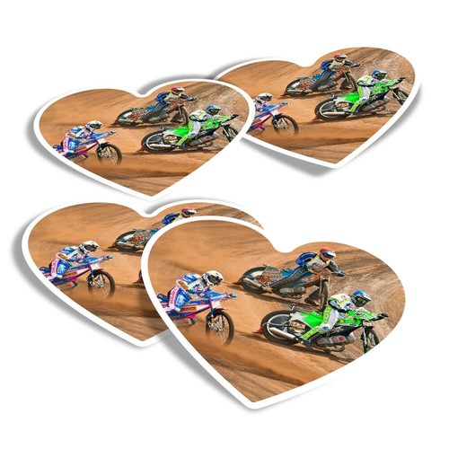 Heart stickers speedway - stickers,