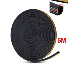 TRIXES 5M Self Adhesive Sealing Window Draft Strip NEW Black Door & Window Strip