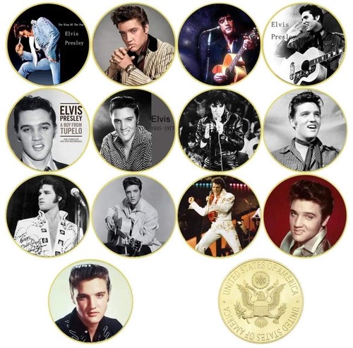 Elvis presley x13 - elvis, gold