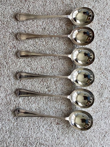 Vintage epns soup spoons - vintage,