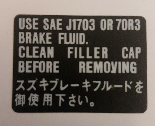 Suzuki mk3 brake reservoir - x7,