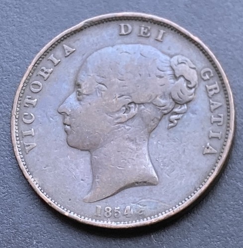 Victoria 1854 penny copper - victoria,
