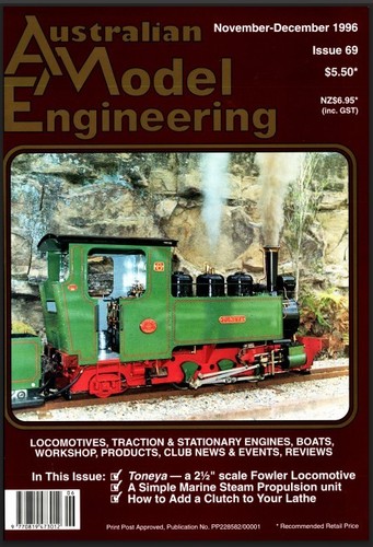 Austrailian model engineering - model,