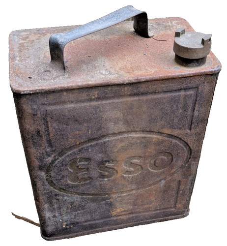 Vintage 1939 esso petrol can - vintage,