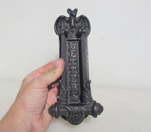 Vintage iron door - door, letterbox