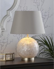 Laura Ashley Mathern Table Lamp/ Mother Of Peal/ New Without Shade/ RRP £130