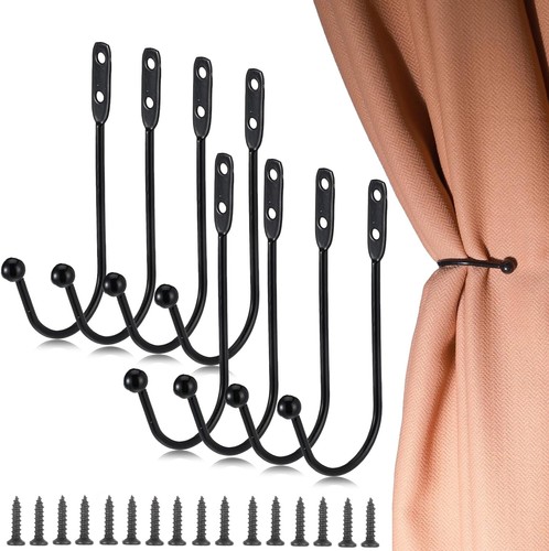 Pcs black metal - black, curtain