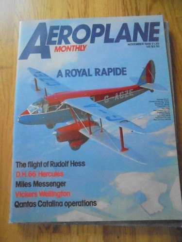 Aeroplane monthly magazine - monthly,