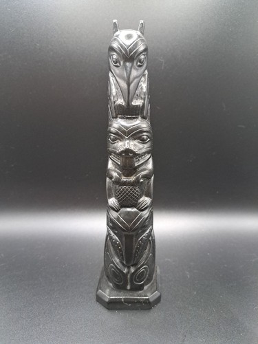 Haida tahnoo pole black slate - haida,