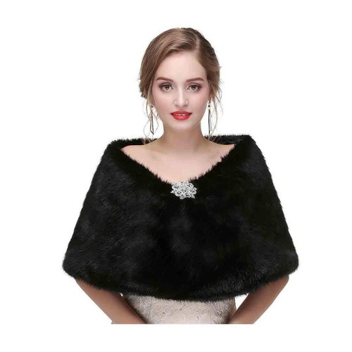 Yfe women faux fur shawls - yfe,