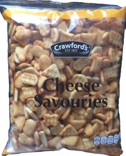 SIX Crawfords Cheese Savouries Snacks 250g Biscuit Snacks