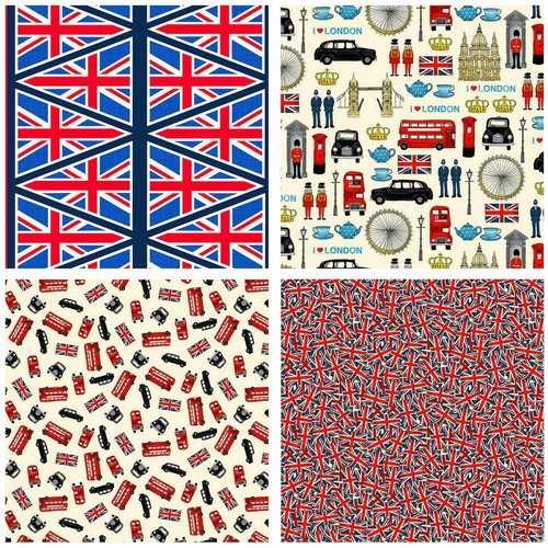London revival cotton fabric - revival,