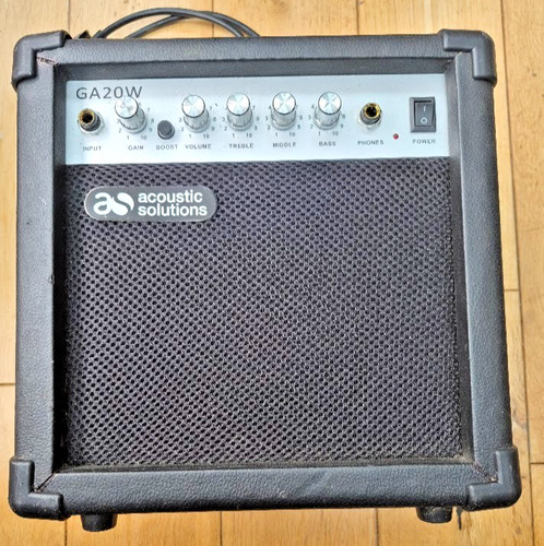Acoustic solutions 20w - solutions, ga-20w
