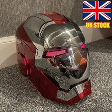 AutoKing Iron Man Helmet MK5 1/1 Voice-controlled Transform Prop Wearable Mask