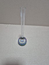 a millefiori glass  Bud Vase