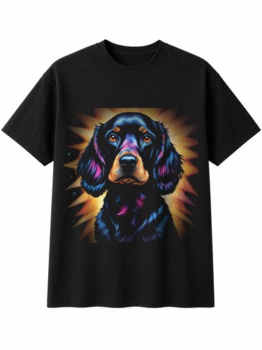 Colourful cocker spaniel - spaniel, in