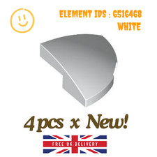 LEGO Part : 4pcs x 5852 - Brick Round Corner, Curved 2 x 2 x 2/3 - SELECT COLOUR