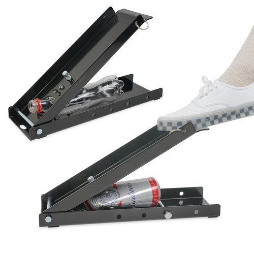 Can crusher foot - operated,