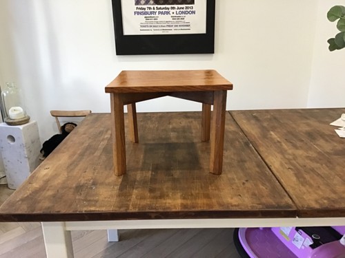 Mid century oak coffee table - oak,