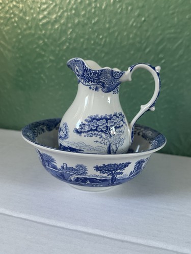 Spode italian blue and - spode, white