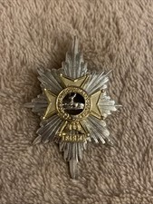 Worcestershire & Sherwood Foresters Regiment Anodised Cap Badge (BROKEN LUG) B3