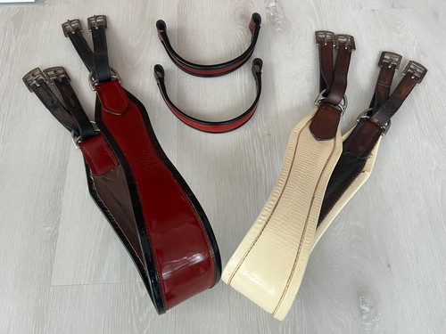 Patent leather show horse - leather,