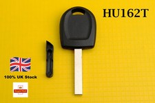 Transponder key blade HU162T blank for VW Polo Crafter Seat Ibiza Skoda Fabia